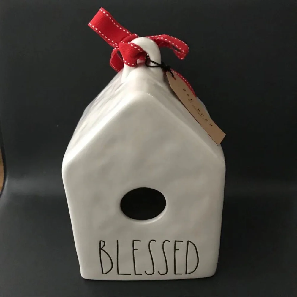 Rae Dunn Blessed Dimply Birdhouse